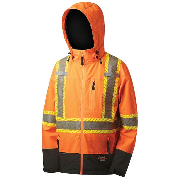 COG - Softshell Waterproof Premium Safety Jacket Hi-Viz Thumbnail