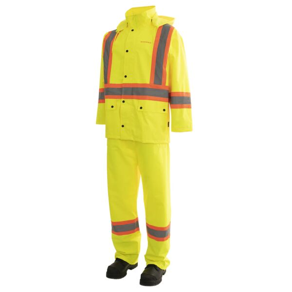 TMG - CSA 3 Piece Hi Vis Rain Suit Thumbnail