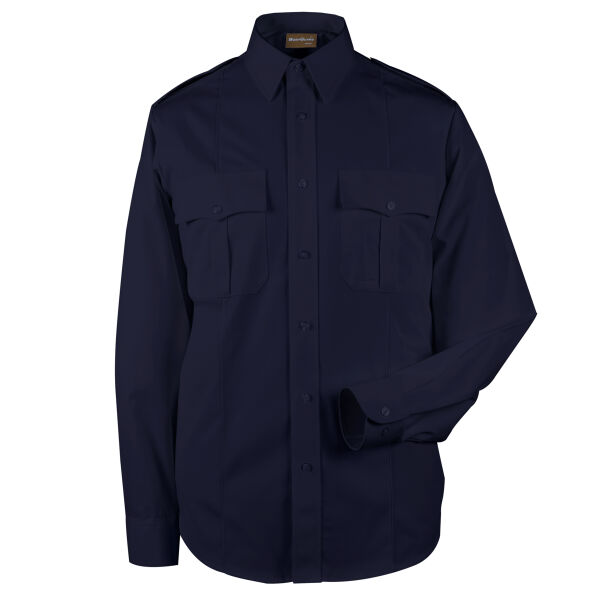 (Gold Patch) -  Men's Epaulette Shirt American Military Long Sleeves  Thumbnail