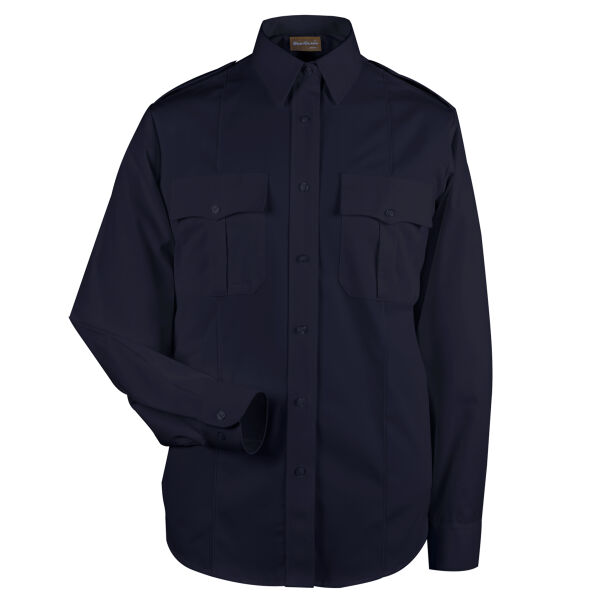 (Gold Patch) Ladies Epaulette Shirt American Military Long Sleeve Thumbnail